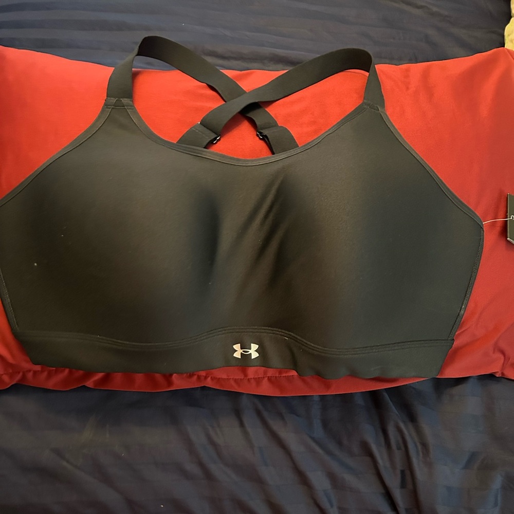 Under Armour High Support sports bra.